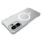 WANLONFENG för OnePlus Ace 6T 5G / OnePlus 15R 5G / OnePlus Ace 6 5G WL1-serien 2,0 mm magnetiskt skal, genomskinligt TPU-bakstycke med 2 st. skärmfilmer