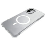 WANLONFENG WL1-serie 2,0 mm magnetisk cover til OnePlus Ace 6T 5G / OnePlus 15R 5G / OnePlus Ace 6 5G, gennemsigtigt TPU-bagcover med 2 skærmbeskyttelsesfilm