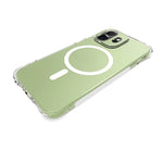 WANLONFENG for OnePlus 15T 5G WL2 Series 2.0mm Magnetic Case Clear TPU Phone Back Cover with Screen Film