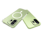 WANLONFENG for OnePlus 15T 5G WL2 Series 2.0mm Magnetic Case Clear TPU Phone Back Cover with Screen Film