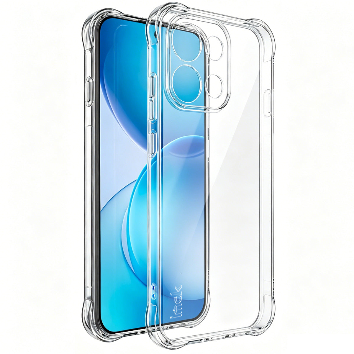 IMAK for Oppo Reno16 FS 5G / Oppo Reno16 F 5G Case TPU Phone Cover Airbag Shockproof Protection - Transparent