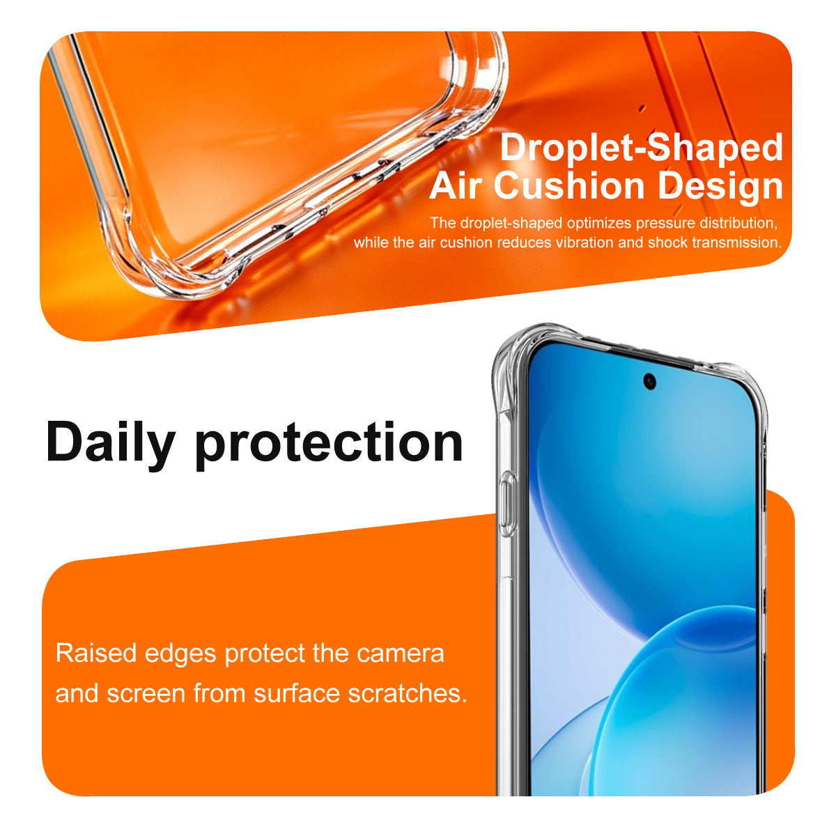 IMAK for Oppo Reno16 FS 5G / Oppo Reno16 F 5G Case TPU Phone Cover Airbag Shockproof Protection - Transparent