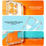 IMAK for Oppo Reno16 FS 5G / Oppo Reno16 F 5G Case TPU Phone Cover Airbag Shockproof Protection - Transparent