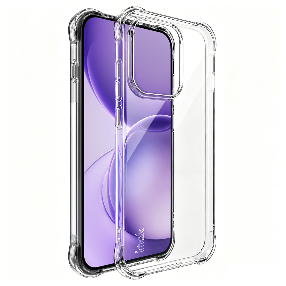 IMAK för Oppo Reno16 Pro 5G (Global) / Oppo Reno16 5G (Global) Skal TPU mobilskydd Airbag Stötsäkert Skydd - Transparent