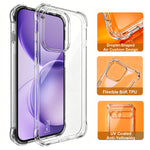 IMAK för Oppo Reno16 Pro 5G (Global) / Oppo Reno16 5G (Global) Skal TPU mobilskydd Airbag Stötsäkert Skydd - Transparent