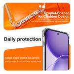 IMAK för Oppo Reno16 Pro 5G (Global) / Oppo Reno16 5G (Global) Skal TPU mobilskydd Airbag Stötsäkert Skydd - Transparent