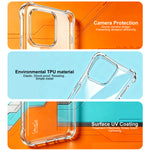 IMAK för Oppo Reno16 Pro 5G (Global) / Oppo Reno16 5G (Global) Skal TPU mobilskydd Airbag Stötsäkert Skydd - Transparent