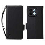 Phone Case For Huawei Enjoy 90 / 90 Plus / nova Y74 4G Litchi Texture Wallet Leather Cover with Wrist Strap