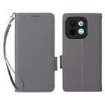 Phone Case For Huawei Enjoy 90 / 90 Plus / nova Y74 4G Litchi Texture Wallet Leather Cover with Wrist Strap