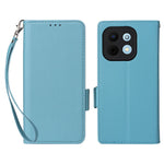 Phone Case For Huawei Enjoy 90 / 90 Plus / nova Y74 4G Litchi Texture Wallet Leather Cover with Wrist Strap
