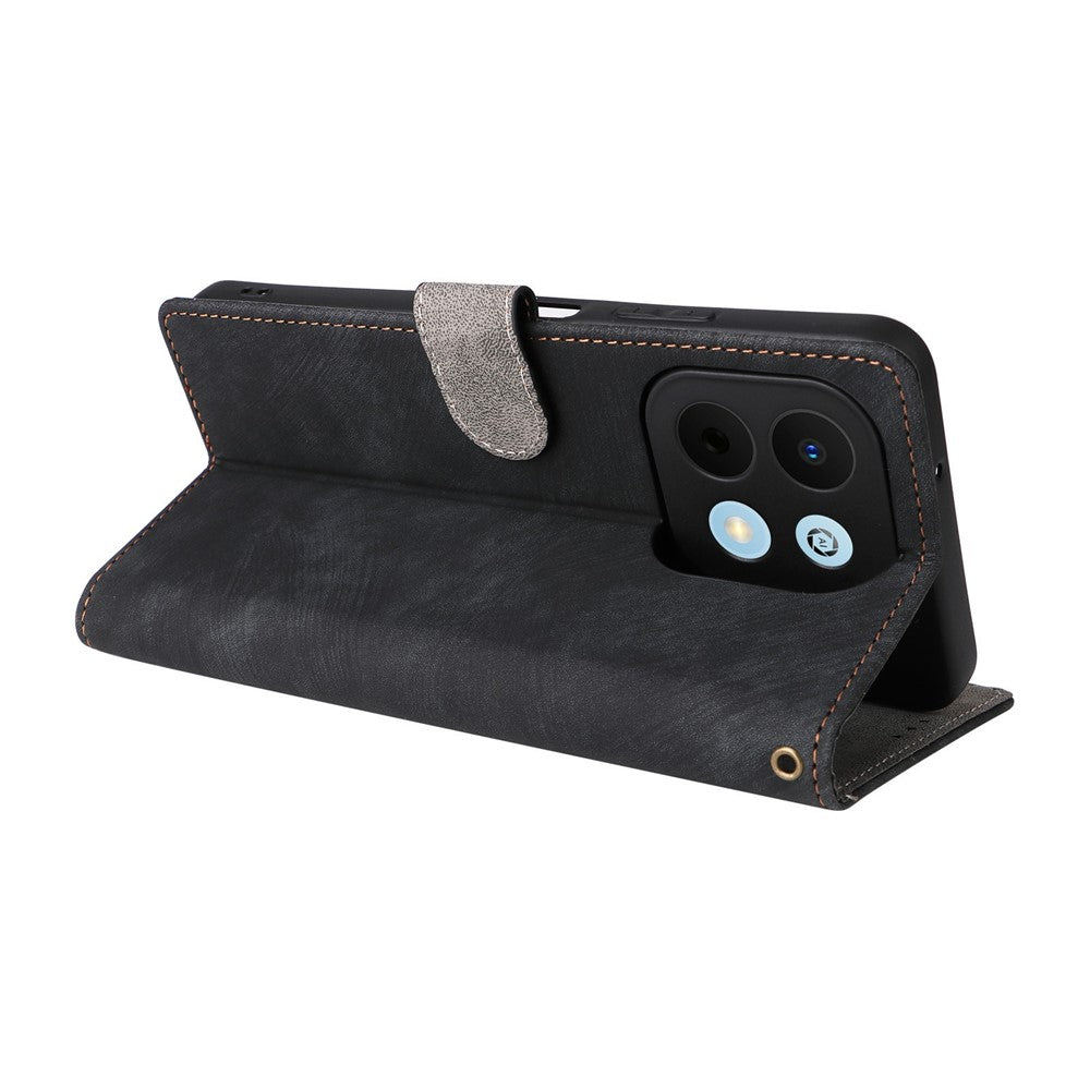 Wallet Case for Huawei Enjoy 90 / 90 Plus / nova Y74 4G RFID Blocking PU Leather Phone Cover Stand with Strap