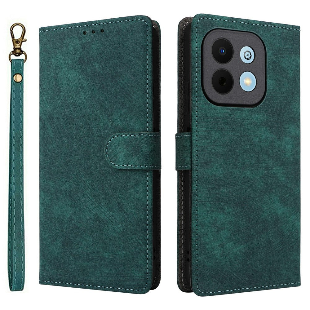 Wallet Case for Huawei Enjoy 90 / 90 Plus / nova Y74 4G RFID Blocking PU Leather Phone Cover Stand with Strap