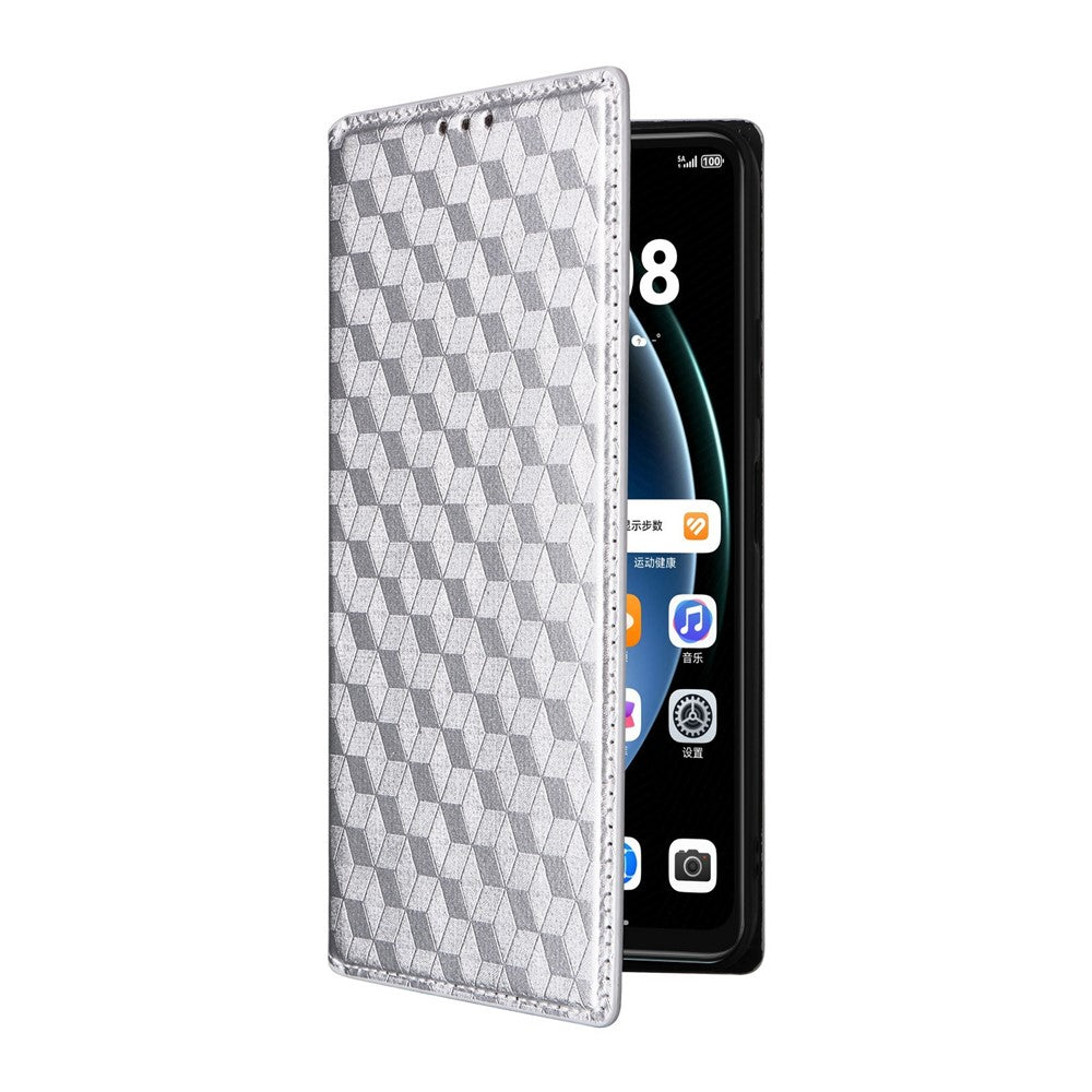 Phone Case Huawei Enjoy 90 / 90 Plus / nova Y74 4G Wallet Rhombus Imprinted PU Leather Cover