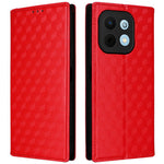 Phone Case Huawei Enjoy 90 / 90 Plus / nova Y74 4G Wallet Rhombus Imprinted PU Leather Cover