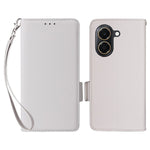 For Honor Play 80 Plus 5G / X7e 4G Case Litchi Texture Wallet Leather Phone Cover with Wrist Strap
