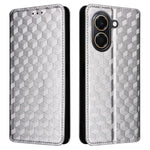 For Honor X7e 4G / Play 80 Plus 5G Case Wallet Rhombus Imprinted PU Leather Phone Cover