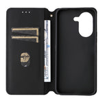 For Honor X7e 4G / Play 80 Plus 5G Case Wallet Rhombus Imprinted PU Leather Phone Cover