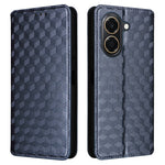 Honor X7e 4G / Play 80 Plus 5G Etui Pung Rombepræget PU Læder Telefoncover