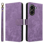 For Honor X7e 4G / Play 80 Plus 5G Wallet Case RFID Blocking PU Leather Phone Cover Stand with Strap