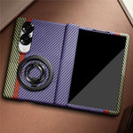 For Samsung Galaxy Z Fold8 Case Ring Holder Kickstand Hard PC Phone Cover with Screen Film