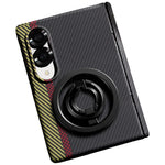 For Samsung Galaxy Z Fold8 Case Ring Holder Kickstand Hard PC Phone Cover with Screen Film