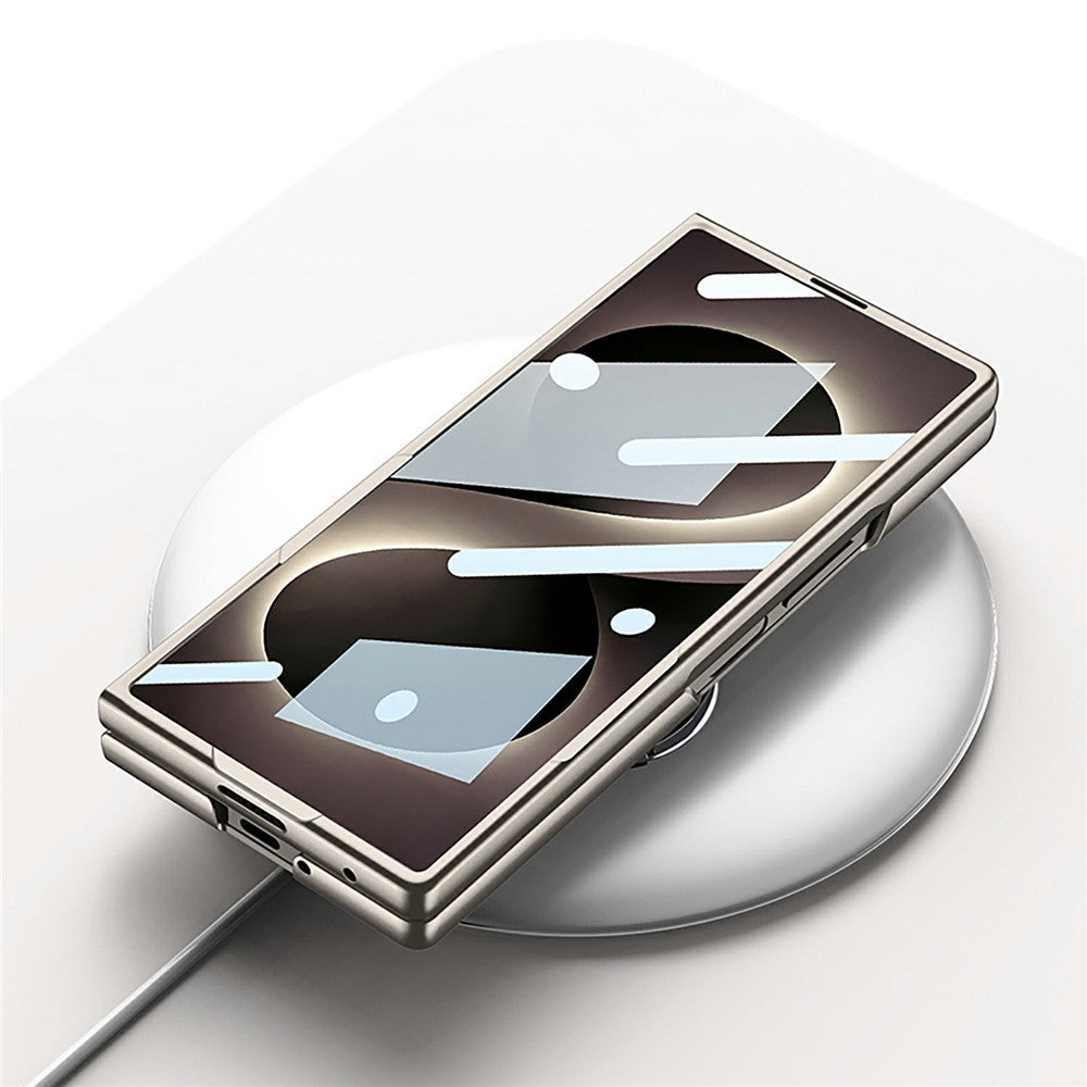 GKK For Samsung Galaxy Z Fold8 Ultra Case Wristband Foldable PC Phone Cover with Front Screen Protector