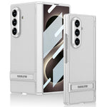 GKK til Samsung Galaxy Z Fold8 Ultra Etui Støttefod PU-læder + PC Telefoncover med hærdet glasfilm