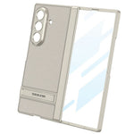 GKK til Samsung Galaxy Z Fold8 Ultra Etui Støttefod PU-læder + PC Telefoncover med hærdet glasfilm