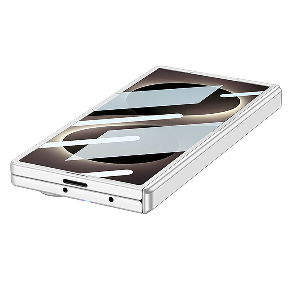 GKK til Samsung Galaxy Z Fold8 Ultra Etui Støttefod PU-læder + PC Telefoncover med hærdet glasfilm
