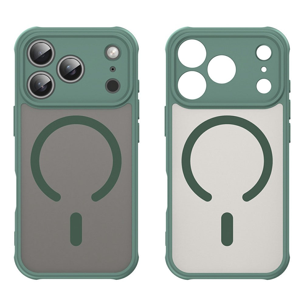 Til iPhone 18 Pro / 17 Pro Magnetisk Cover Anti-fald Mat PC + TPU Telefoncover