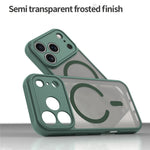 Til iPhone 18 Pro / 17 Pro Magnetisk Cover Anti-fald Mat PC + TPU Telefoncover