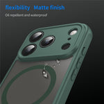 Til iPhone 18 Pro / 17 Pro Magnetisk Cover Anti-fald Mat PC + TPU Telefoncover