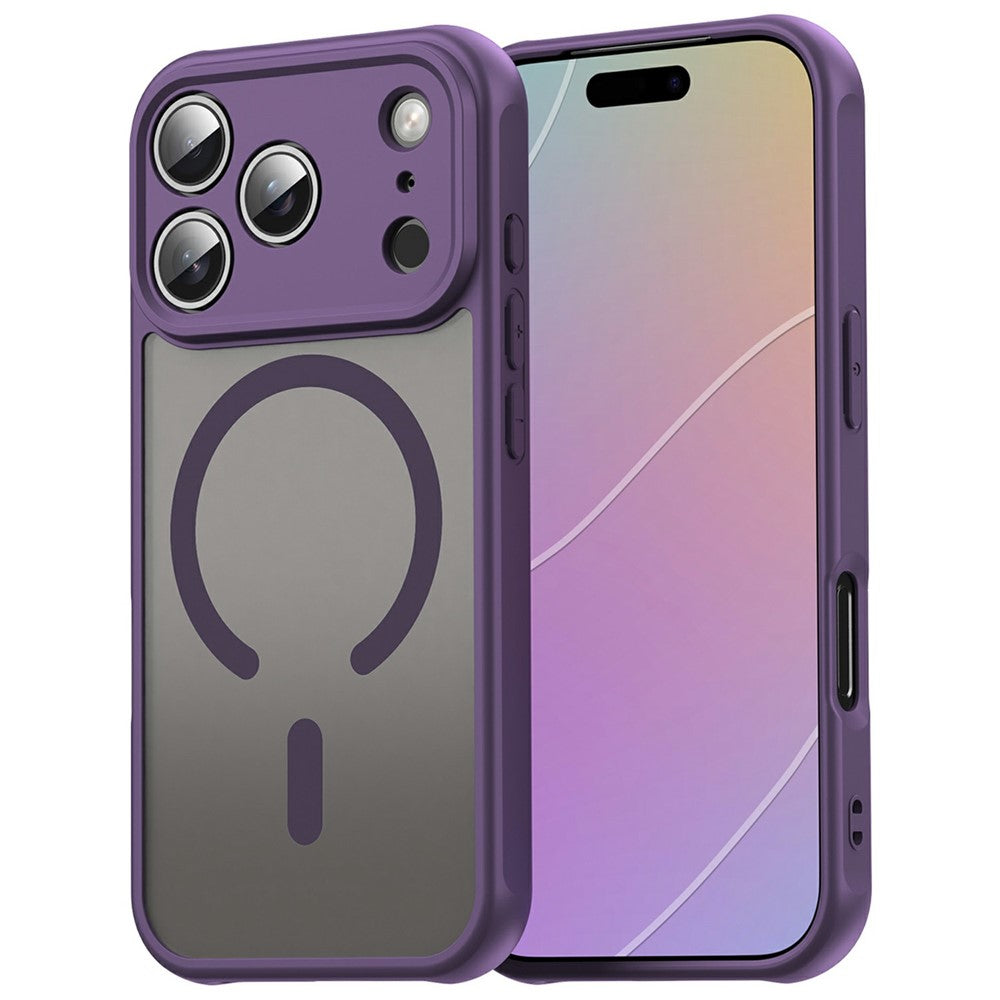 Til iPhone 18 Pro / 17 Pro Magnetisk Cover Anti-fald Mat PC + TPU Telefoncover