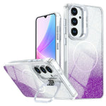 For Samsung Galaxy S26 FE Magnetic Case Gradient Glitter Shockproof TPU PC Phone Cover