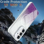 For Samsung Galaxy S26 FE Magnetic Case Gradient Glitter Shockproof TPU PC Phone Cover