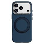 ABEEL For iPhone 17 Pro  /  18 Pro Magnetic Case Ring Kickstand Liquid Silicone Feel PC Phone Cover