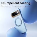 ABEEL For Google Pixel 10  /  10 Pro Magnetic Case Ring Kickstand Liquid Silicone Feel PC Phone Cover