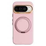 ABEEL For Google Pixel 10  /  10 Pro Magnetic Case Ring Kickstand Liquid Silicone Feel PC Phone Cover
