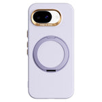 ABEEL til Google Pixel 10a magnetisk cover ring kickstand flydende silikonefølelse PC telefoncover