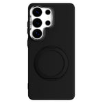 ABEEL Til Samsung Galaxy S26 Ultra Magnetisk Cover Ring Kickstand Flydende Silikonefølelse PC Telefoncover