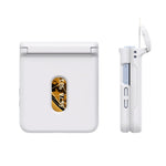 For Samsung Galaxy Z Flip8 Case Spring Hinge Protection Hard PC Phone Cover Built-in Card Slots