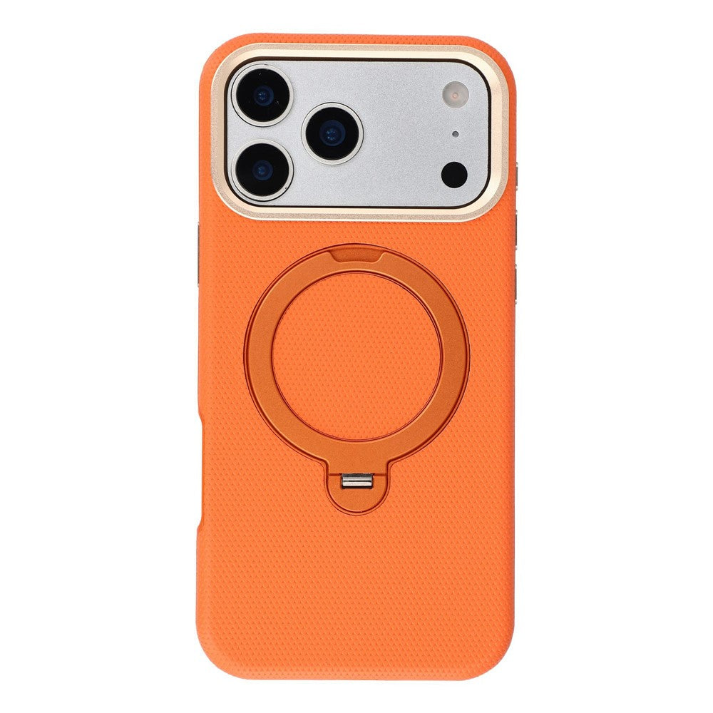 KIGC til iPhone 18 Pro Max / 17 Pro Max cover Roterende magnetisk støtteben PC + TPU telefonbeskyttelsescover
