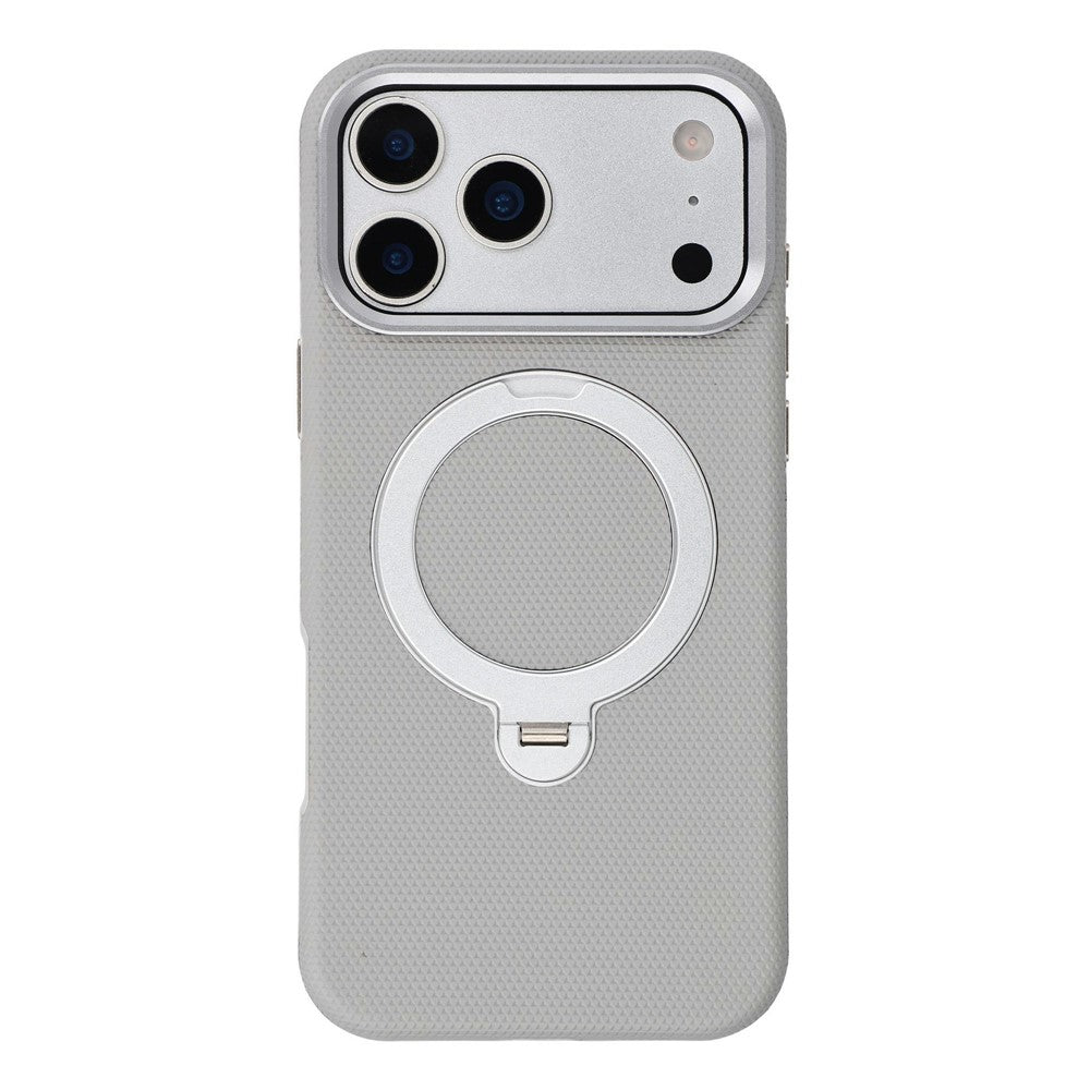 KIGC For iPhone 18 Pro / 17 Pro Case Rotating Magnetic Kickstand PC + TPU Phone Protective Cover