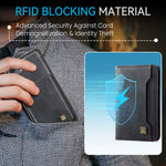 AUTSPACE for Samsung Galaxy S26+ Case  A13 Vintage Leather Back Cover with Magnetic Detachable Card Bag