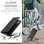 AUTSPACE A01-læderetui med RFID-blokerende kortholder til Xiaomi Redmi 15C 5G (EU) (173 mm) / Xiaomi Redmi 15C 4G (EU) (173 mm)