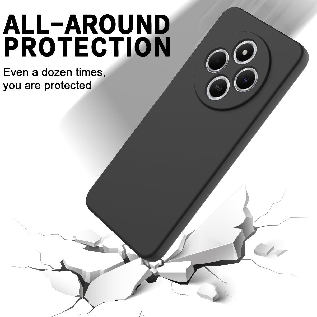 Til Xiaomi Redmi 17C 4G Flydende Silikone Cover Telefon Bagside med Håndrem
