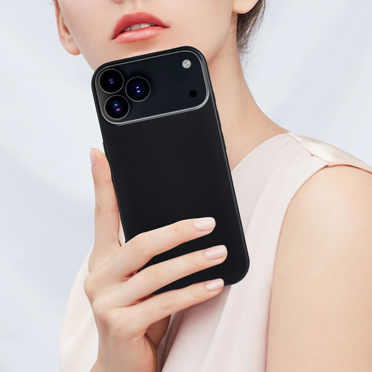 For iPhone 18 Pro / 17 Pro TPU Case Soft Matte Anti-fingerprint Phone Back Cover