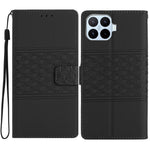 Xiaomi 17T-skal Rhombus läder horisontellt fällbart mobilskal med handledsrem