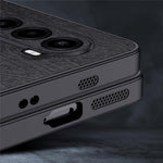For OnePlus Turbo 6X 5G Case Wood Texture PU Leather Coated PC TPU Phone Cover
