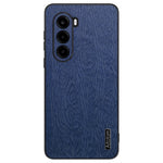 For OnePlus Turbo 6X 5G Case Wood Texture PU Leather Coated PC TPU Phone Cover